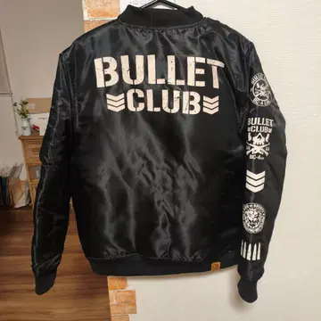 신일본 프로레슬링 레어 BULLET CLUB 자켓 블랙 MA 1 L