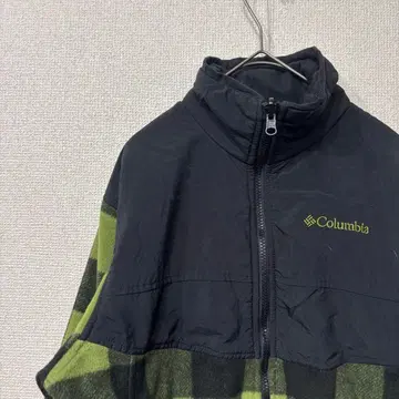 컬럼비아 플리스 데나리 체크 미국 빈티지 의류 S 3372