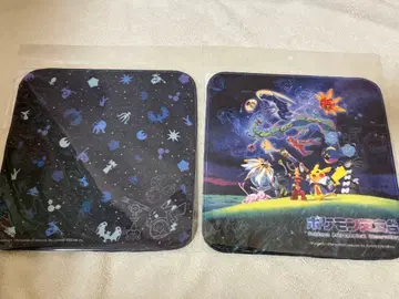 타월 손수건 2종 세트 메인 & 실루엣 포켓몬 천문대