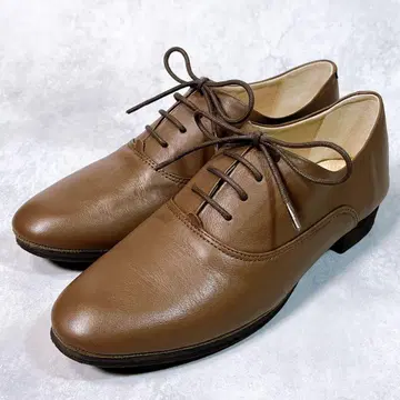 새상품급 [마드라스 모델로] 가죽 신발 (24.5) 레이스업 브라운
