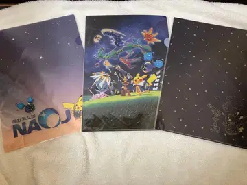 포켓몬 천문대 A4 클리어 파일 3장 세트 포켓몬스터