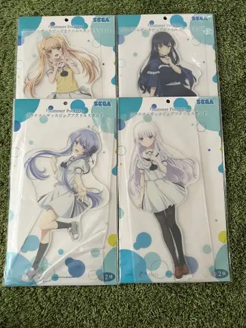 Summer pockets 플래티넘 잡화 빅 아크릴 스탠드 총 4종