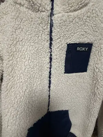 ROXY 플리스 자켓 리버서블 후드 부착