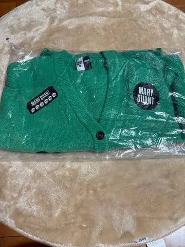 MARY QUANT 그린 가디건