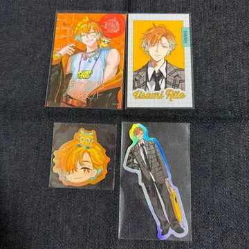 우사미 리토 iCouleur GRAY x ACCENT 스티커 폴라로이드