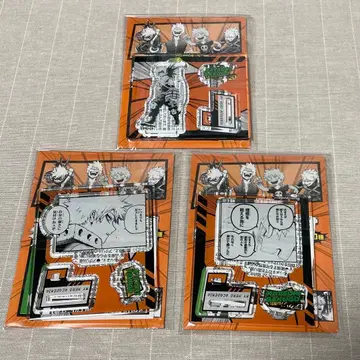 히로아카 아크릴 피규어 컬렉션 바쿠고 3개 세트 A