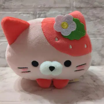 말랑말랑! 코로코로 냥코 도치기 한정판 딸기냥