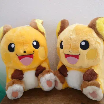 라이츄 만마루 봉제 인형 세트