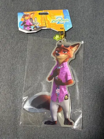 디즈니 스토어 주토피아 닉 아크릴 키링