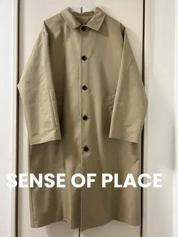 [ 새상품급 ] 센스 오브 플레이스 어반 리서치 스텐카라 코트 M 베이지
