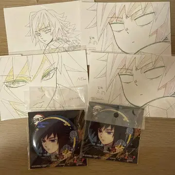 JUMPSHOP 점프샵 글리터 캔뱃지 귀멸의 칼날 토미오카 기유