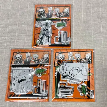 히로아카 아크릴 피규어 컬렉션 바쿠고 3개 세트 B