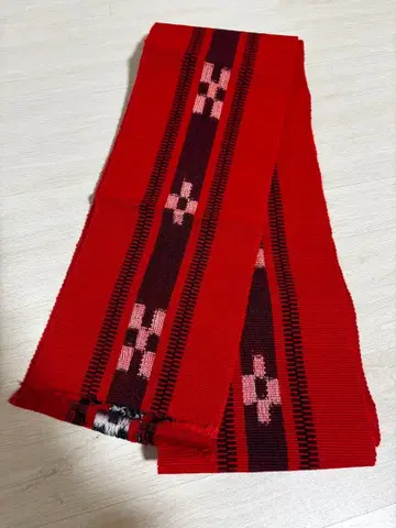 민서 직조 반폭 오비