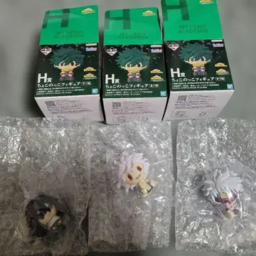 제일복권 나의 히어로 아카데미아 H상 쵸코놋코 피규어 3체 세트