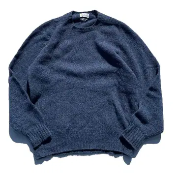 [ 00s ] Scotland SCOTTSON 무지 울 니트 네이비