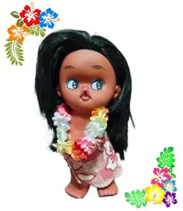 하와이안 스타일 인형 소프트 비닐