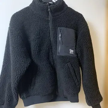 NEW ERA 플리스 자켓 S 블랙