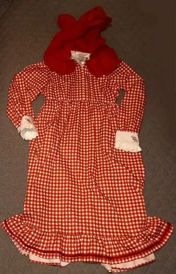 디어 마이 러브 마이멜로디 원피스 깅엄 체크