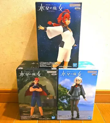수성의 마녀 피규어 세트 3개