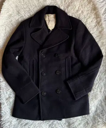 데님 & 서플라이 랄프 로렌 네이비 울 P 코트 미사용