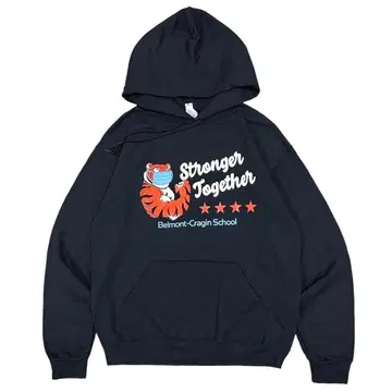 00s 빈티지 후드 맨투맨 미국 시카고 스쿨 캐릭터