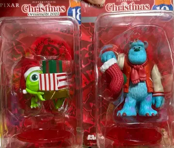 happy 복권 마이크 샐리 2개 세트 디즈니 오너먼트