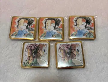 귀멸의 칼날 다이닝 dining 즐거운 복권 캔뱃지 탄지로