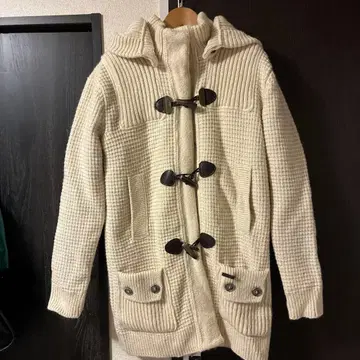 Bark 아이보리 더플 코트 XS