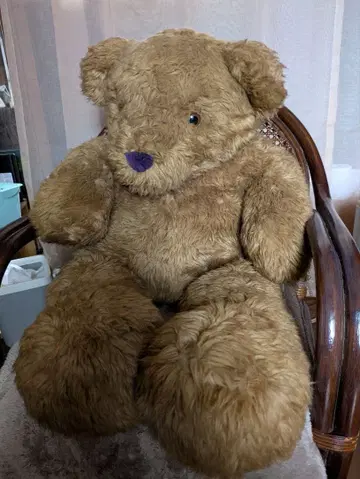 커다란 브라운 곰 봉제 인형