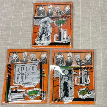 히로아카 아크릴 피규어 컬렉션 바쿠고 3개 세트 C