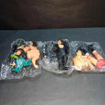 파워 워리어 다나카 히데카즈 자이언트 바바 피규어 3체 세트