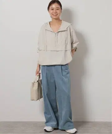 JOURNAL STANDARD relume 코듀로이 턱 와이드 팬츠