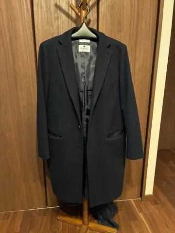 네이비 체스터 코트 L 사이즈