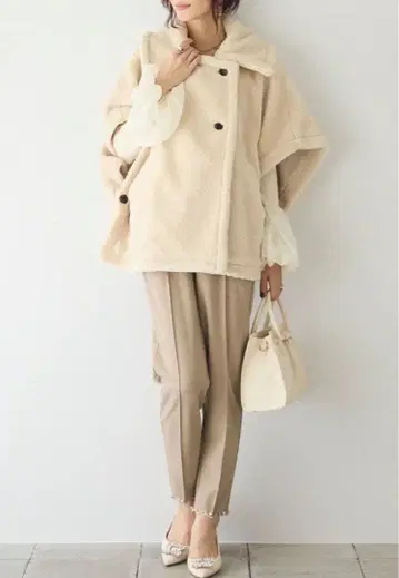 테디베어 코트 판초