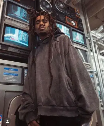 rin onffo dust wide hoodie