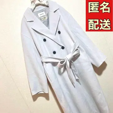 프레이 아이디 울 리버 더블 코트 롱 코트 아이보리