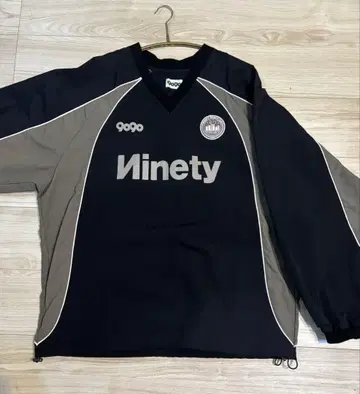 Ninety 9090 블랙 나일론 풀오버