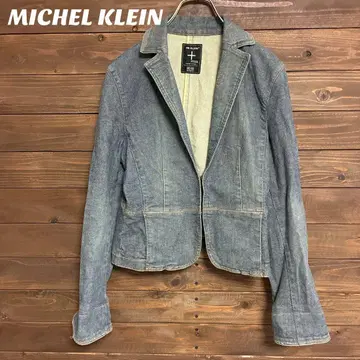 [ 미쉘클랑 ] MICHEL KLEIN 블루 데님 자켓 L