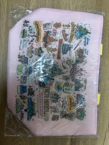 디즈니 파크 맵 지도 런치백 수베니어 백 백