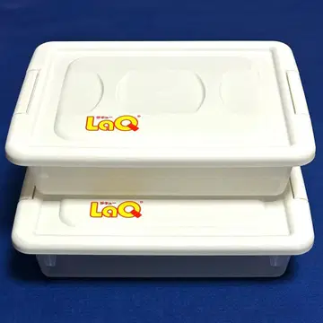 LaQ 보관 케이스 클리어 화이트 2개 세트