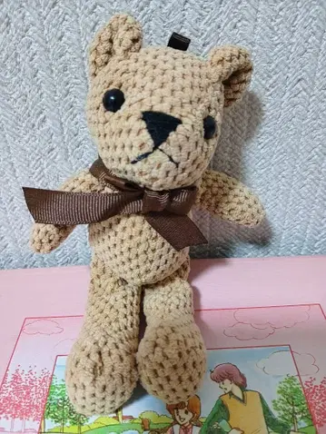 미사용 새상품 봉제 인형 곰 베어 아미구루미 브라운