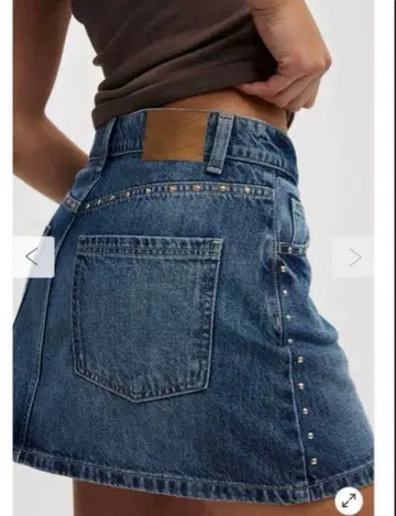 COTTON:ON 데님 미니 스커트 24 Y2K 스팽글