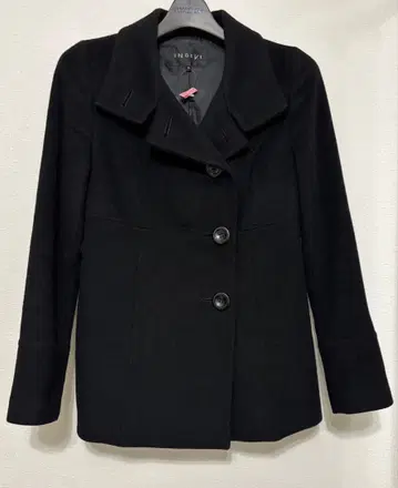 INDIVI 울 피코트 블랙 36