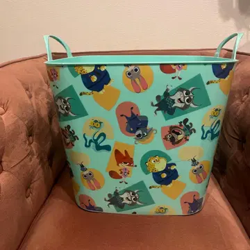 디즈니 주토피아2 플래티넘 잡화 빅 버킷 바스켓 수납 box