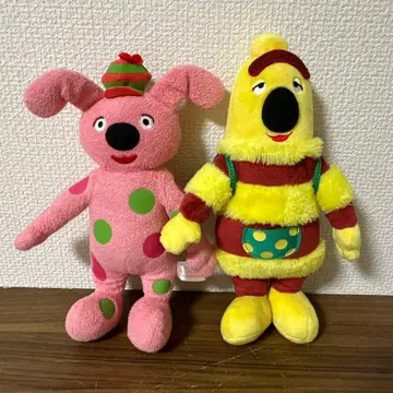 [ 2개 세트 레어 ] 영어로 놀자 플래닛 비와 보 봉제 인형