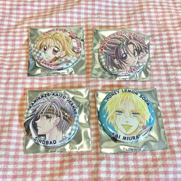 리본 페스티벌 캔뱃지 허니 레몬 소다 카미카제 괴도 잔느 미야코 신밧드