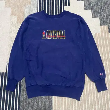 90s USA제 리버스 위브 애틀랜타 올림픽 피크 자수 택 네이비