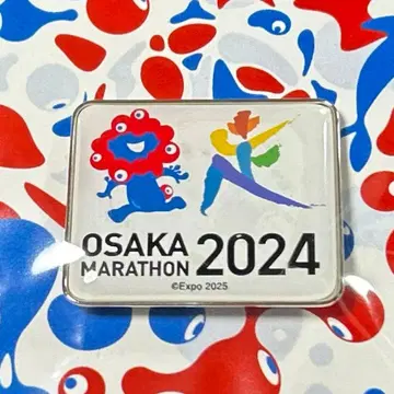 오사카 마라톤 오사카 간사이 만박 미야쿠미야쿠 핀 배지