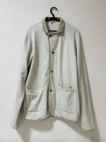 45rpm 아이보리 맨투맨 쭈리 자켓 size4