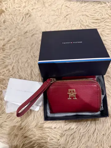 [새상품급] 타미힐피거 3단 폴더형 지갑 여성용 지갑 트라이폴드